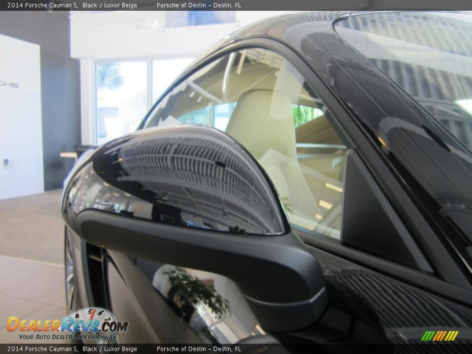 2014 Porsche Cayman S Black / Luxor Beige Photo #13