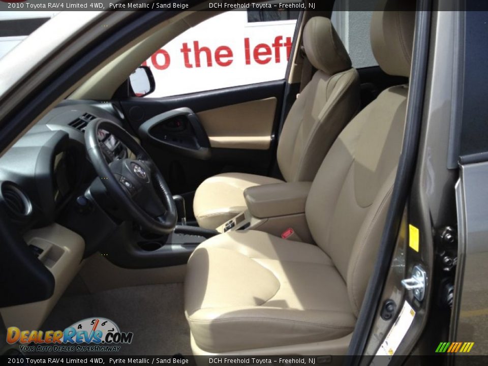 2010 Toyota RAV4 Limited 4WD Pyrite Metallic / Sand Beige Photo #15
