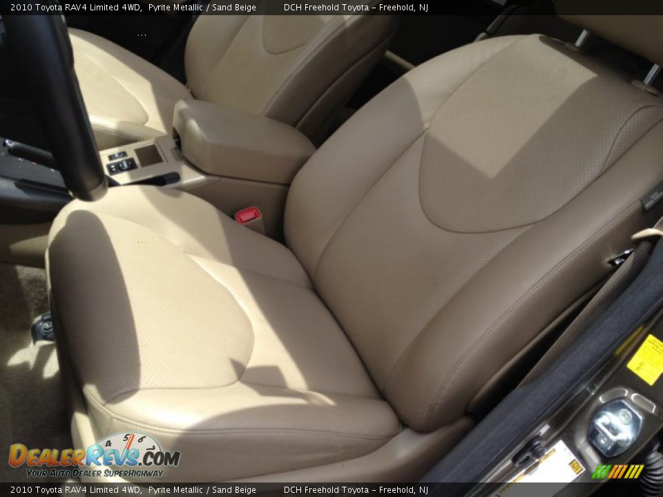 2010 Toyota RAV4 Limited 4WD Pyrite Metallic / Sand Beige Photo #16