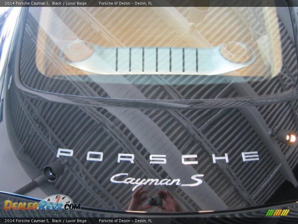 2014 Porsche Cayman S Black / Luxor Beige Photo #17