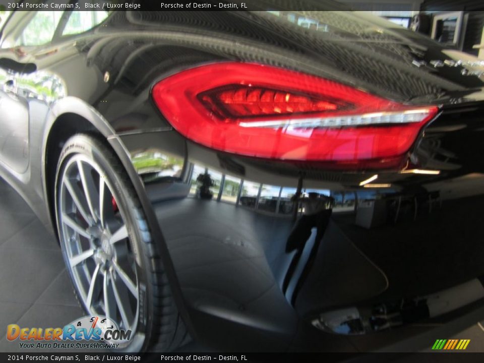 2014 Porsche Cayman S Black / Luxor Beige Photo #18