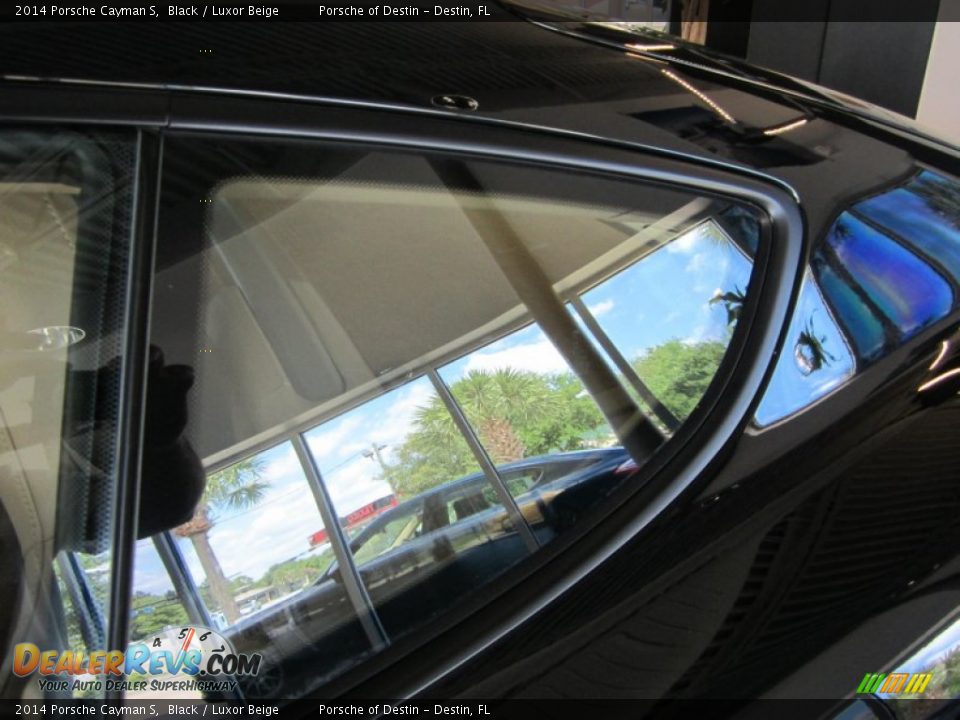 2014 Porsche Cayman S Black / Luxor Beige Photo #19