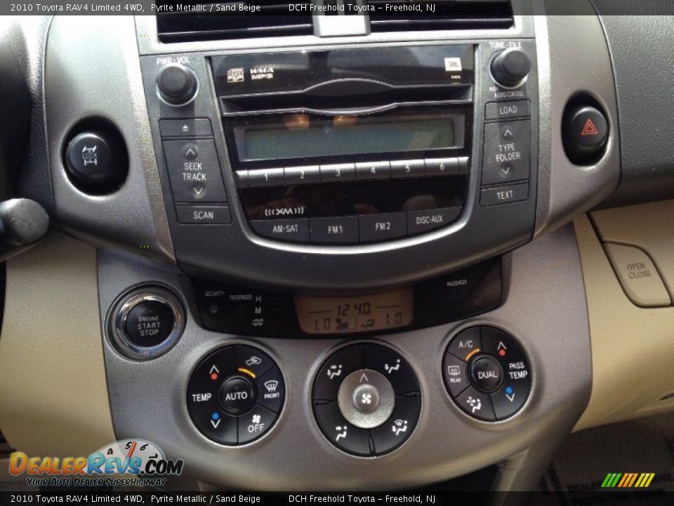 2010 Toyota RAV4 Limited 4WD Pyrite Metallic / Sand Beige Photo #20