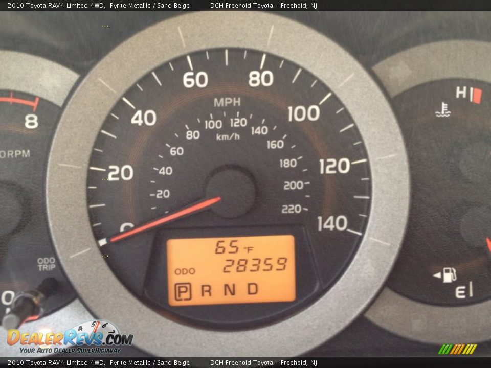2010 Toyota RAV4 Limited 4WD Pyrite Metallic / Sand Beige Photo #21
