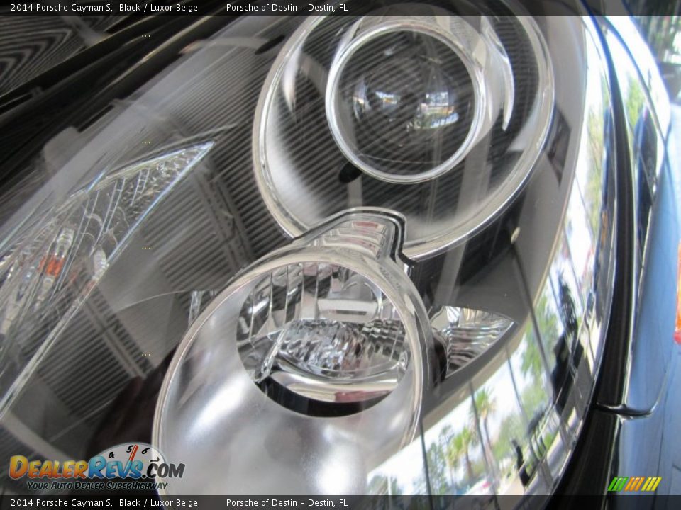 2014 Porsche Cayman S Black / Luxor Beige Photo #20