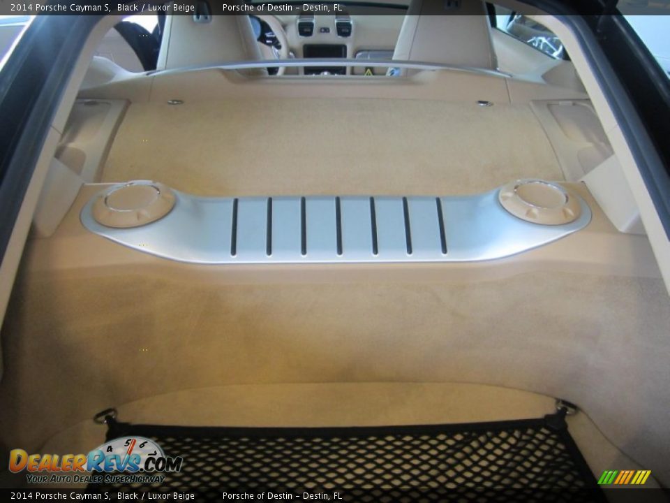 2014 Porsche Cayman S Black / Luxor Beige Photo #21
