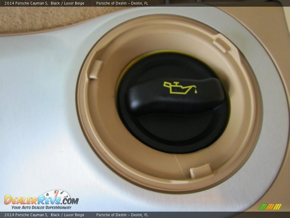 2014 Porsche Cayman S Black / Luxor Beige Photo #23