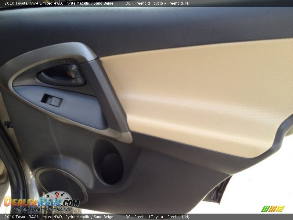 2010 Toyota RAV4 Limited 4WD Pyrite Metallic / Sand Beige Photo #25