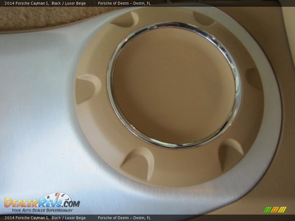 2014 Porsche Cayman S Black / Luxor Beige Photo #24