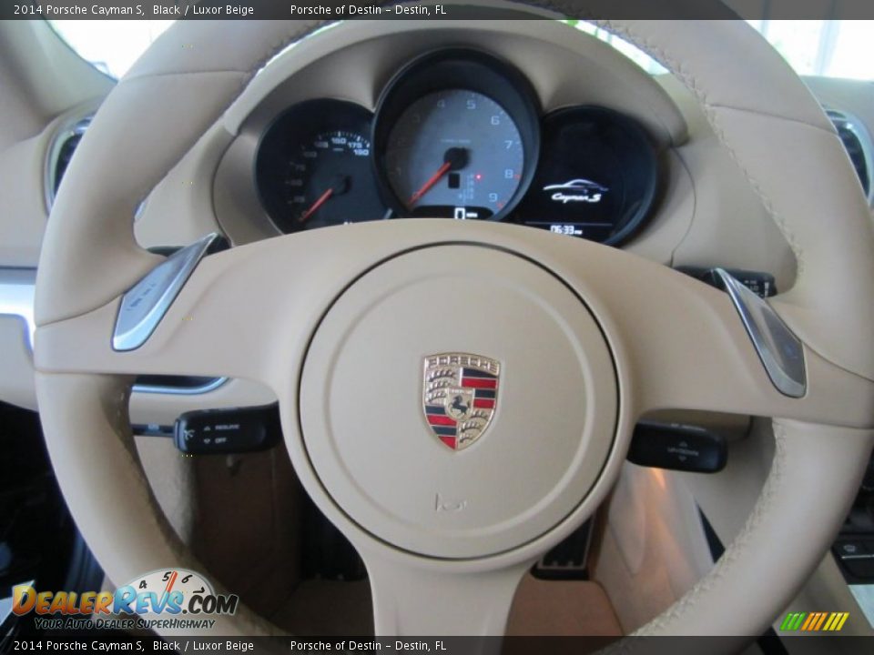2014 Porsche Cayman S Steering Wheel Photo #25