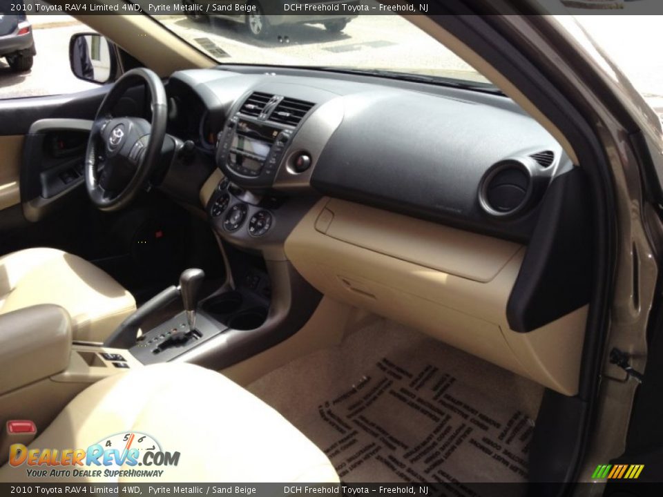 2010 Toyota RAV4 Limited 4WD Pyrite Metallic / Sand Beige Photo #27