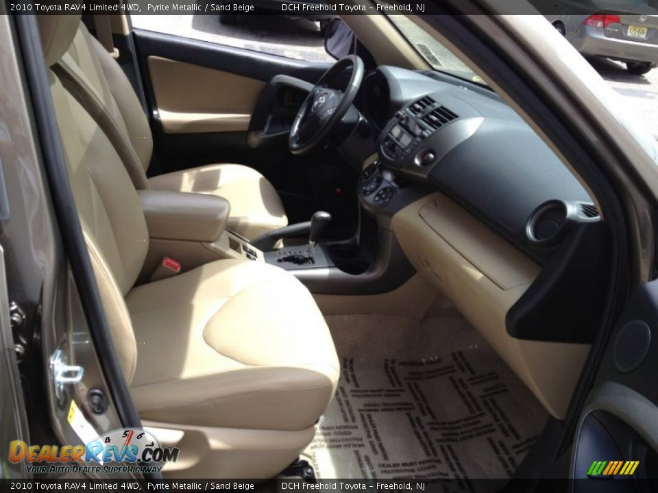 2010 Toyota RAV4 Limited 4WD Pyrite Metallic / Sand Beige Photo #28