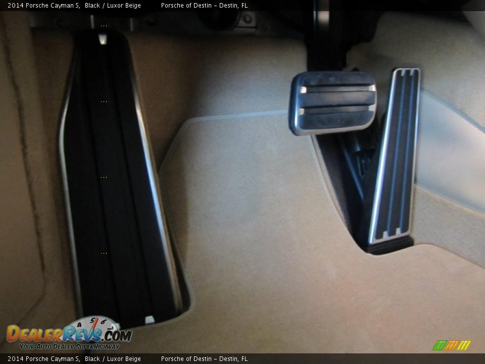 2014 Porsche Cayman S Black / Luxor Beige Photo #29