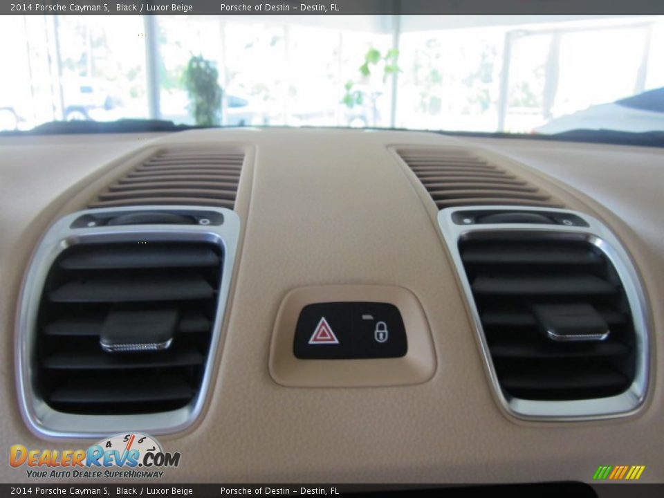 2014 Porsche Cayman S Black / Luxor Beige Photo #33