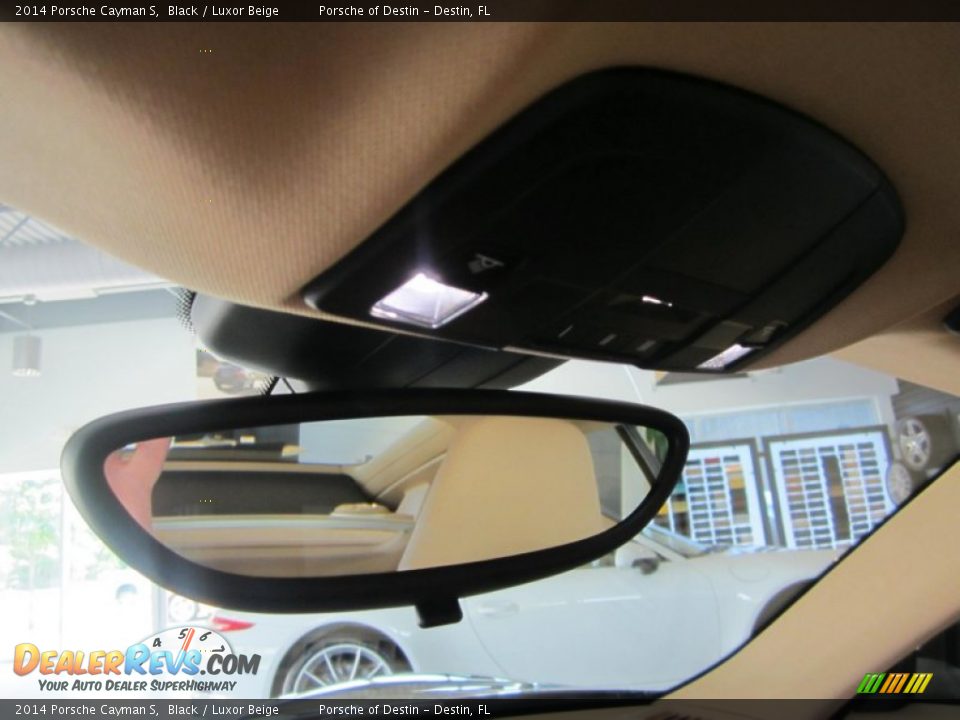 2014 Porsche Cayman S Black / Luxor Beige Photo #34