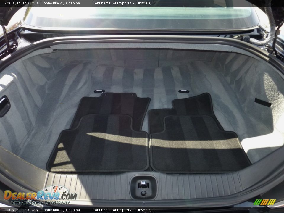 2008 Jaguar XJ XJ8 Ebony Black / Charcoal Photo #11