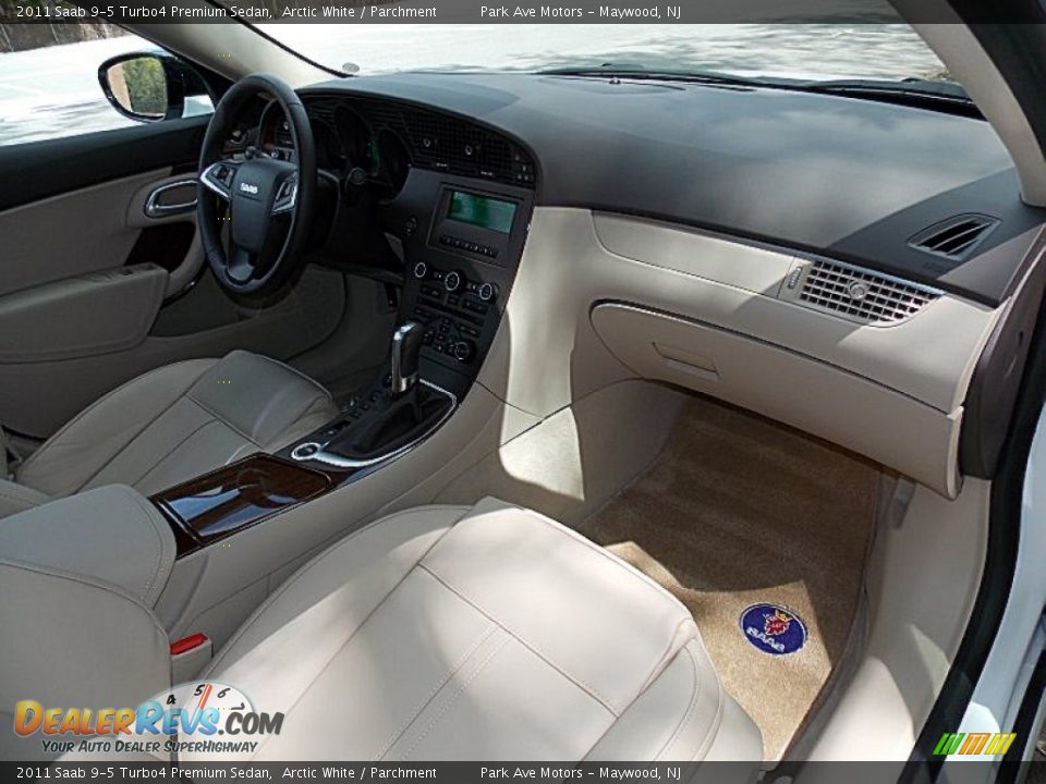 2011 Saab 9-5 Turbo4 Premium Sedan Arctic White / Parchment Photo #20