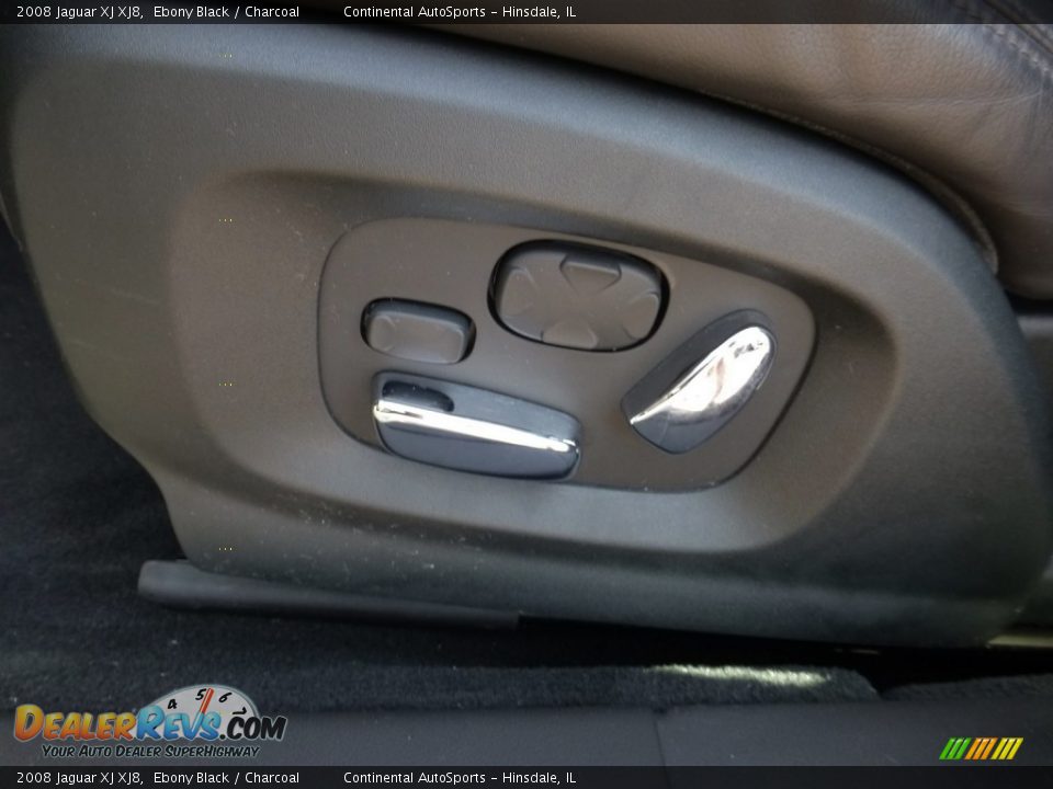 2008 Jaguar XJ XJ8 Ebony Black / Charcoal Photo #15