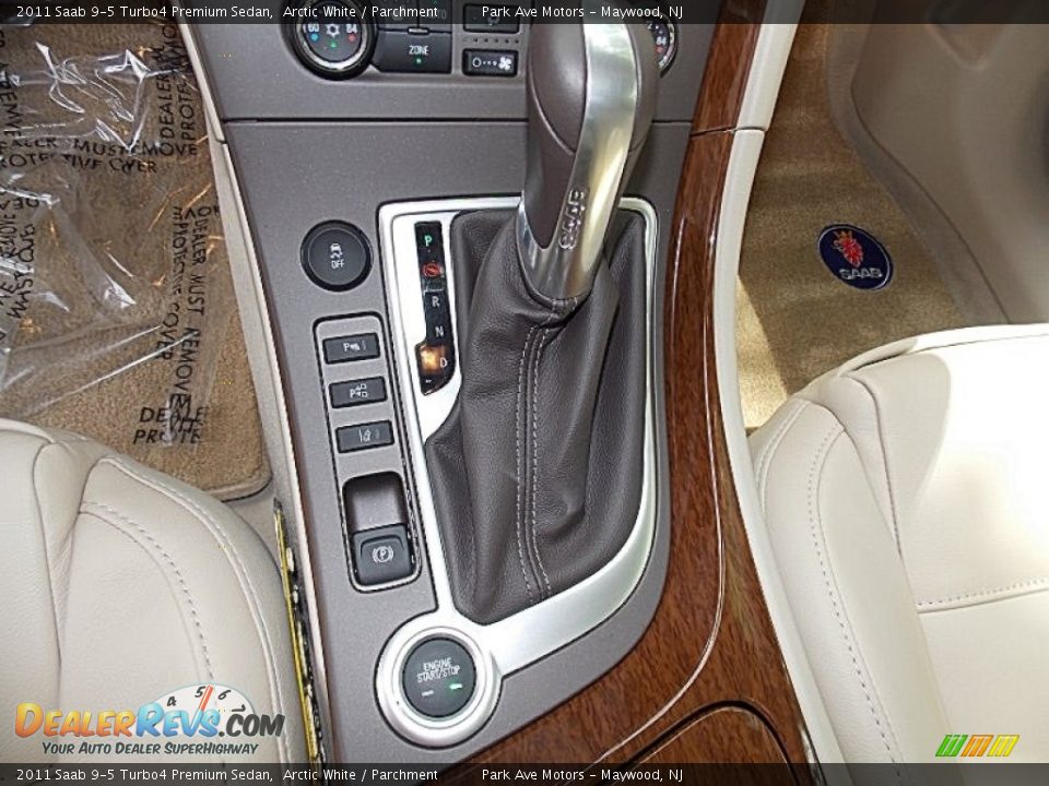 2011 Saab 9-5 Turbo4 Premium Sedan Arctic White / Parchment Photo #27