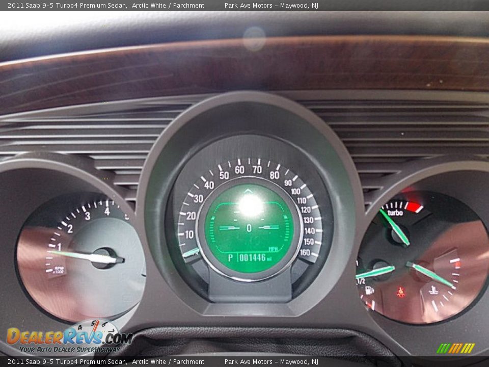 2011 Saab 9-5 Turbo4 Premium Sedan Arctic White / Parchment Photo #29