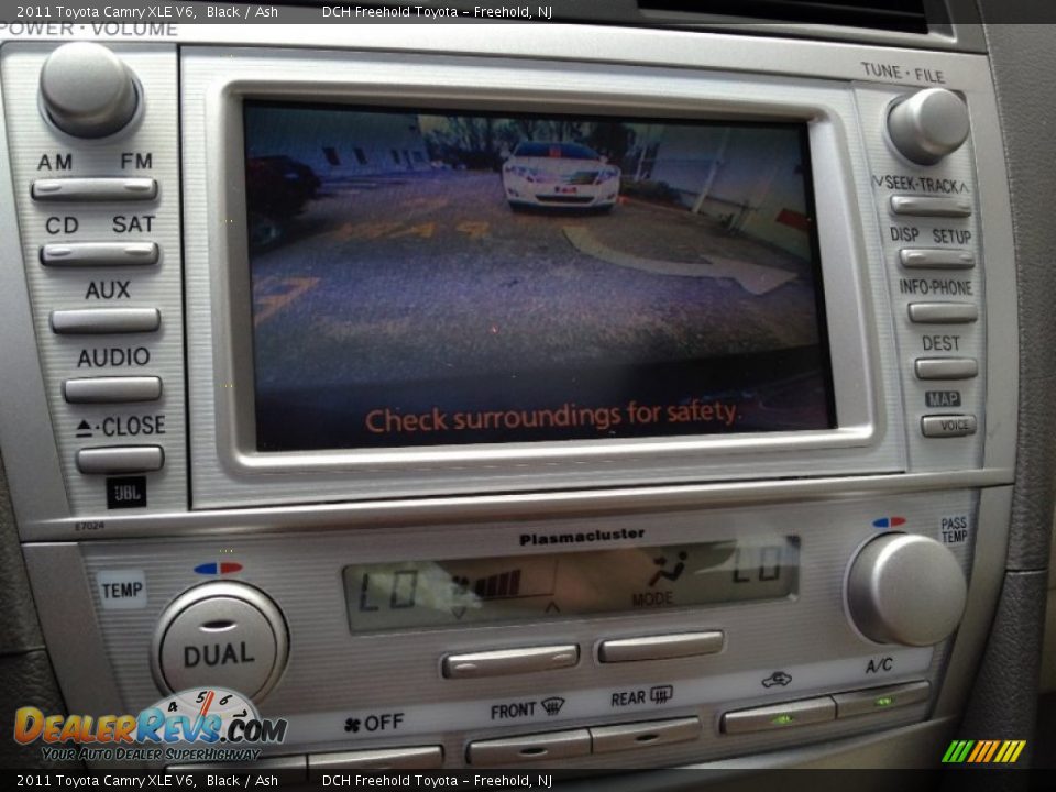2011 Toyota Camry XLE V6 Black / Ash Photo #19