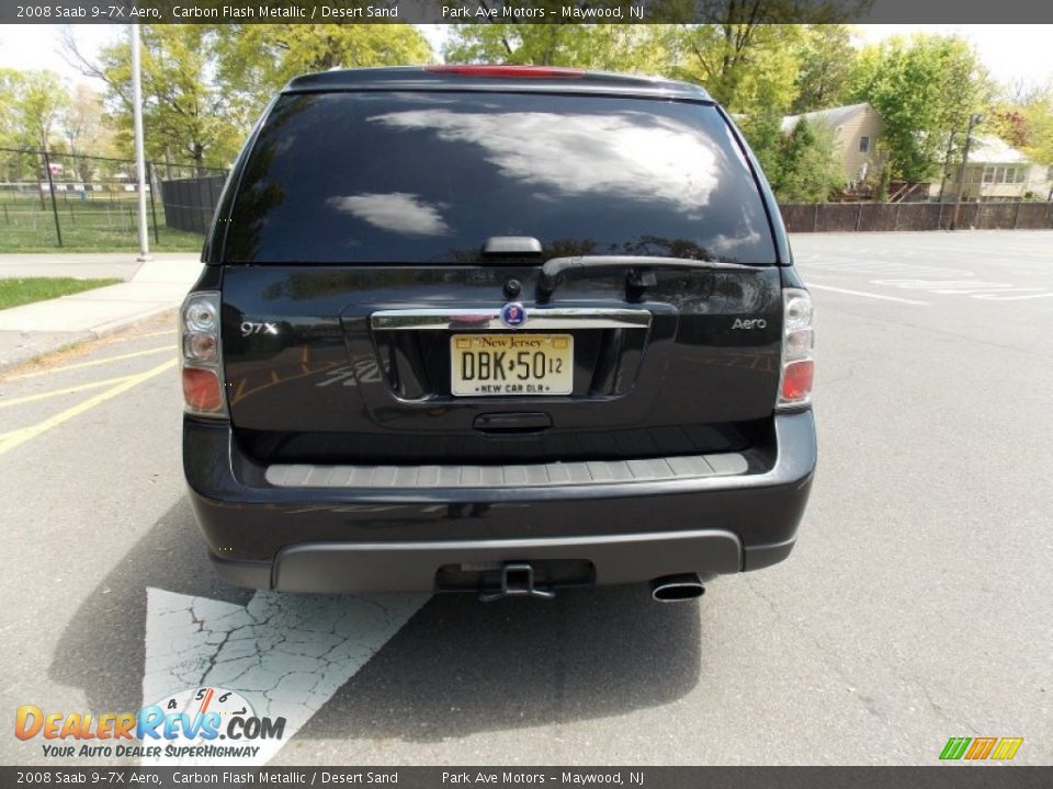 2008 Saab 9-7X Aero Carbon Flash Metallic / Desert Sand Photo #3