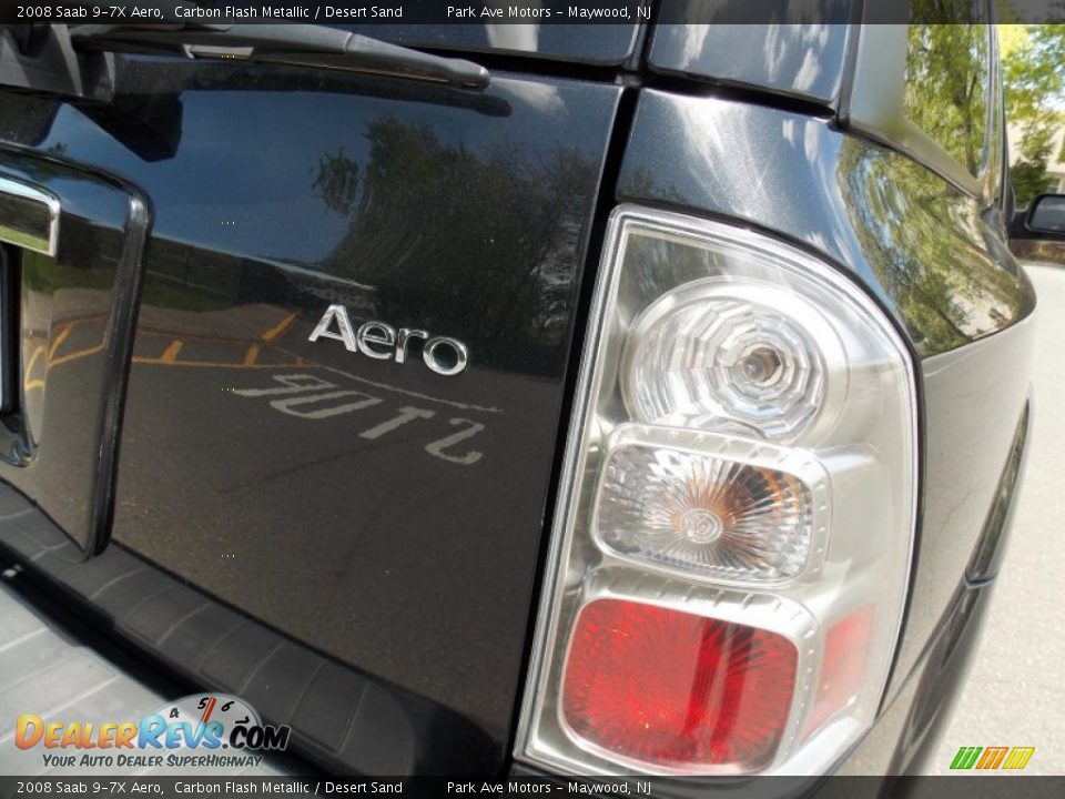 2008 Saab 9-7X Aero Carbon Flash Metallic / Desert Sand Photo #4