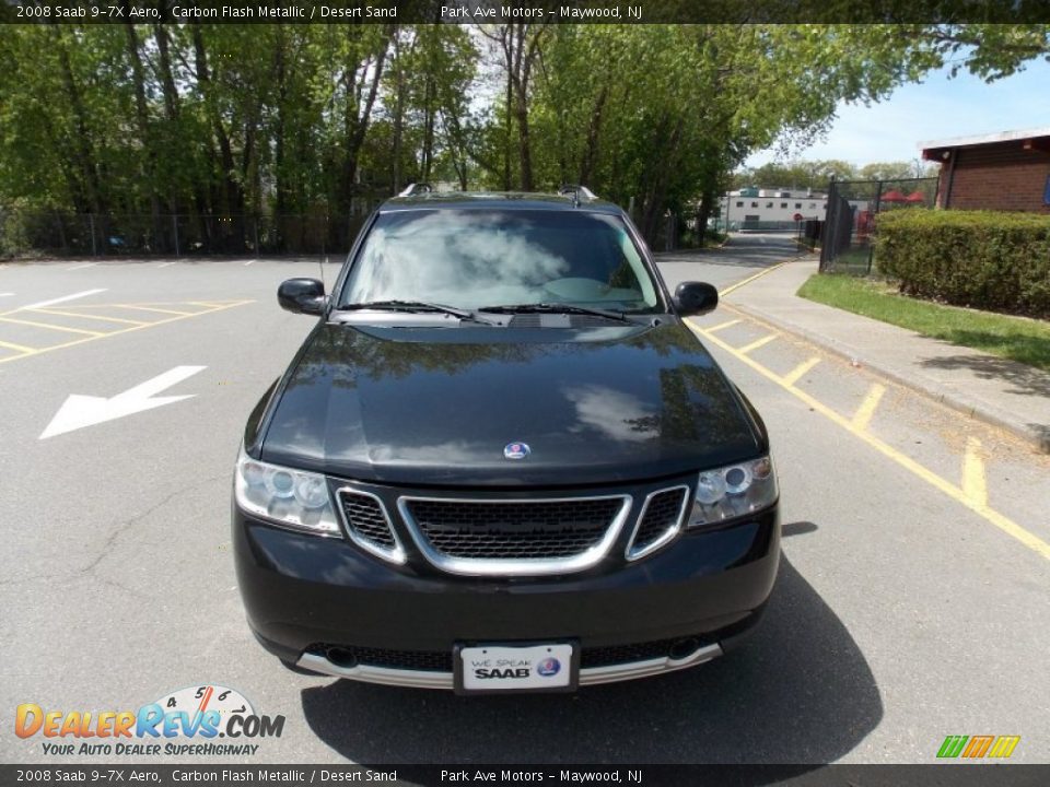 2008 Saab 9-7X Aero Carbon Flash Metallic / Desert Sand Photo #5