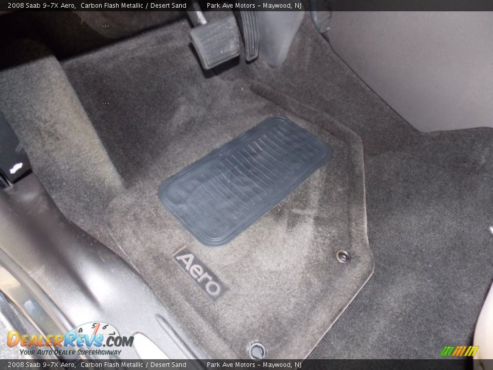 2008 Saab 9-7X Aero Carbon Flash Metallic / Desert Sand Photo #8