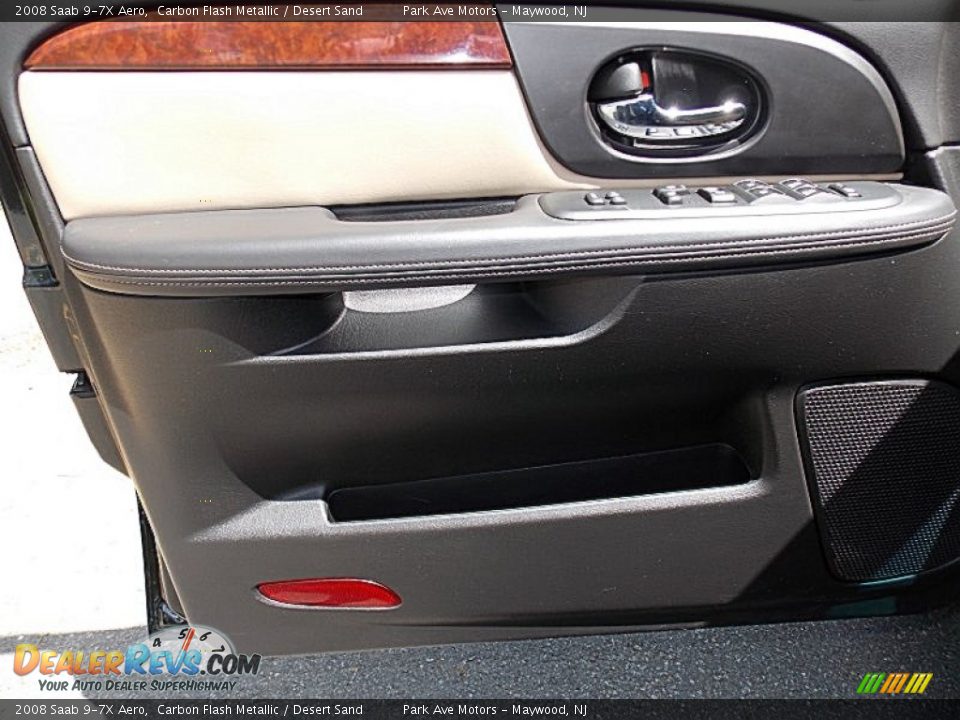 2008 Saab 9-7X Aero Carbon Flash Metallic / Desert Sand Photo #9
