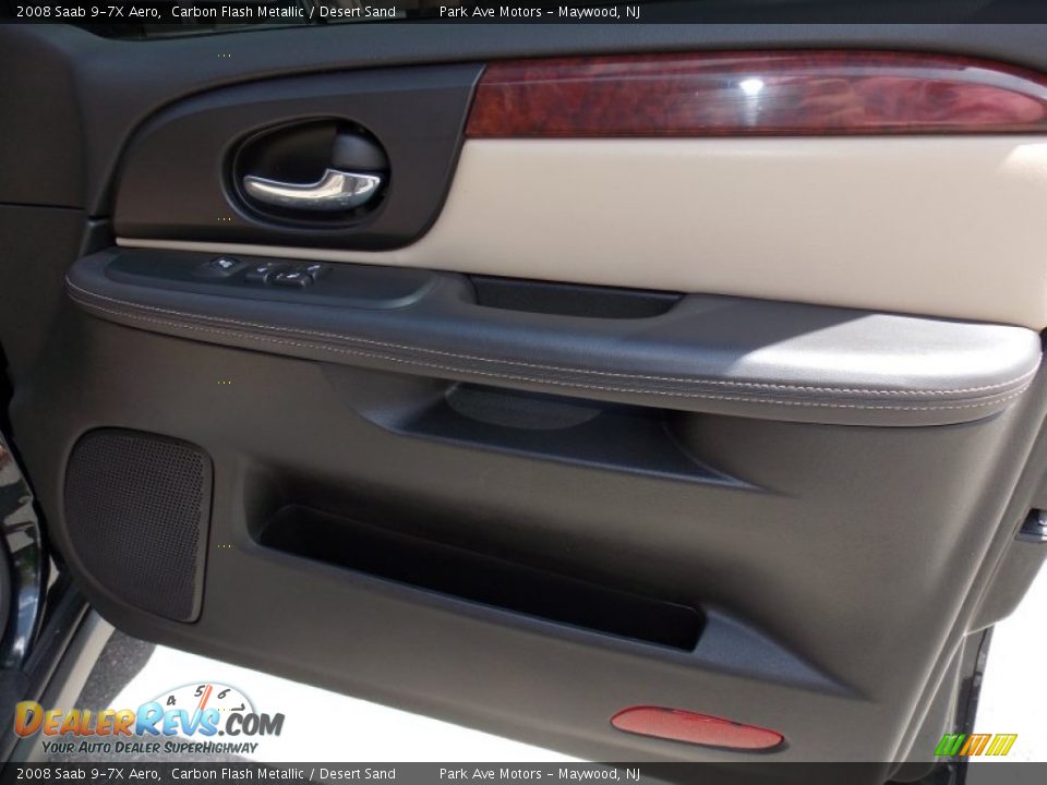 2008 Saab 9-7X Aero Carbon Flash Metallic / Desert Sand Photo #13