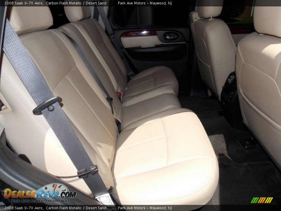 2008 Saab 9-7X Aero Carbon Flash Metallic / Desert Sand Photo #14
