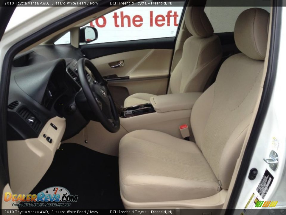 2010 Toyota Venza AWD Blizzard White Pearl / Ivory Photo #14
