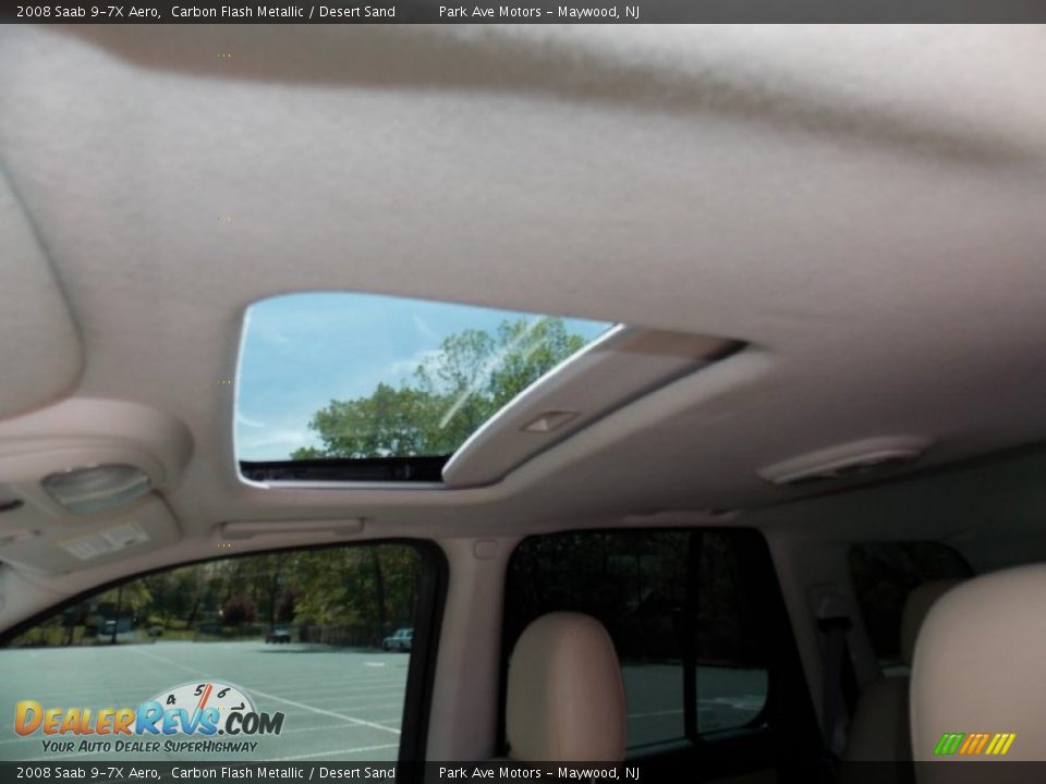 2008 Saab 9-7X Aero Carbon Flash Metallic / Desert Sand Photo #18