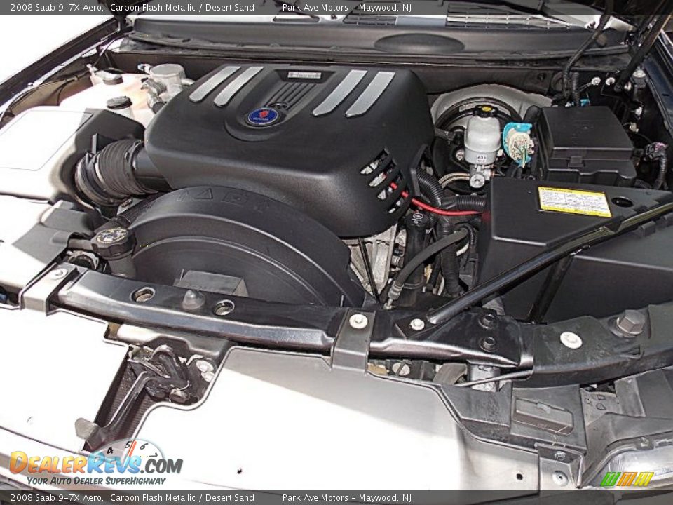 2008 Saab 9-7X Aero Carbon Flash Metallic / Desert Sand Photo #19