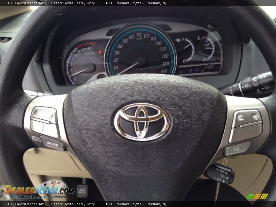 2010 Toyota Venza AWD Blizzard White Pearl / Ivory Photo #20