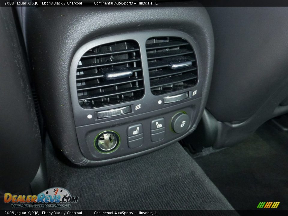 2008 Jaguar XJ XJ8 Ebony Black / Charcoal Photo #27
