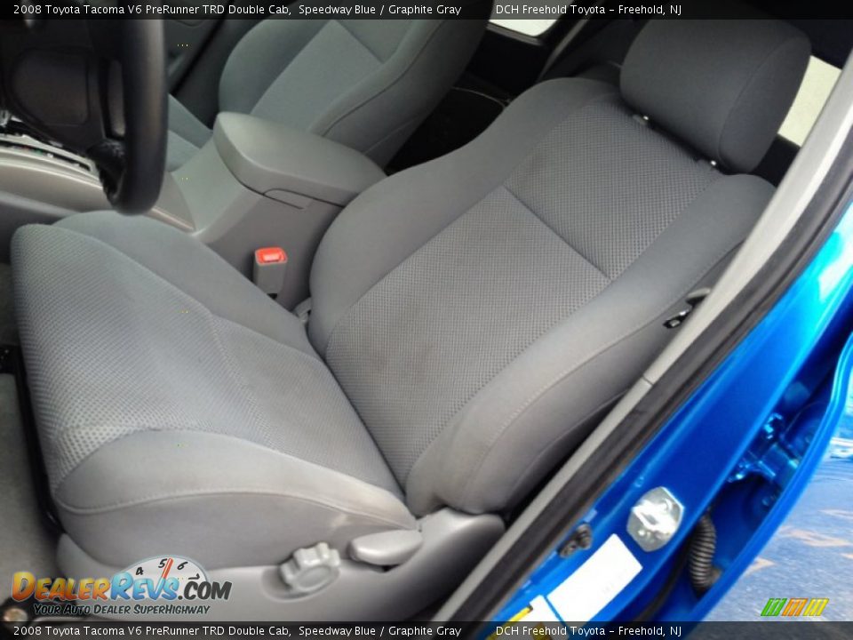 2008 Toyota Tacoma V6 PreRunner TRD Double Cab Speedway Blue / Graphite Gray Photo #15