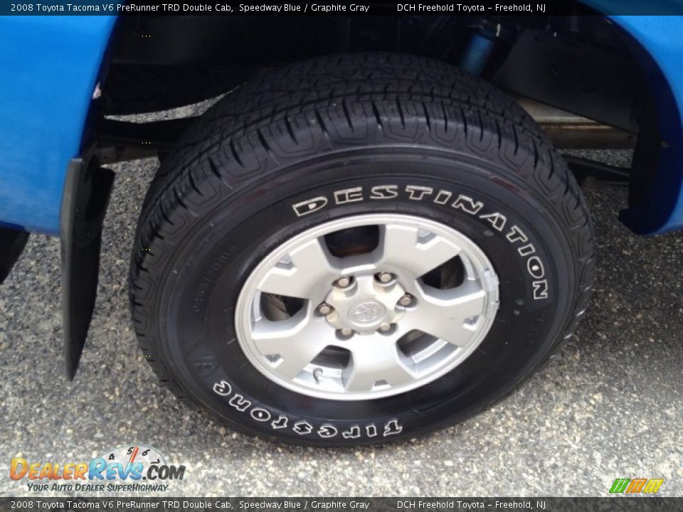 2008 Toyota Tacoma V6 PreRunner TRD Double Cab Speedway Blue / Graphite Gray Photo #20