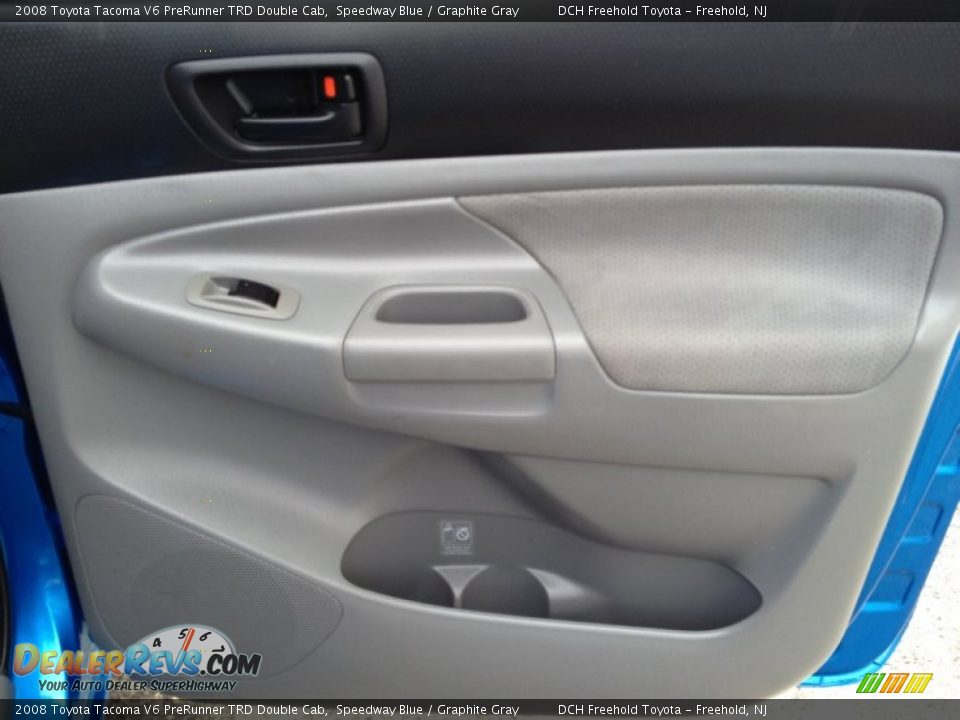 2008 Toyota Tacoma V6 PreRunner TRD Double Cab Speedway Blue / Graphite Gray Photo #21