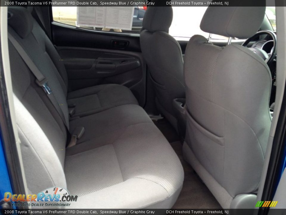 2008 Toyota Tacoma V6 PreRunner TRD Double Cab Speedway Blue / Graphite Gray Photo #22