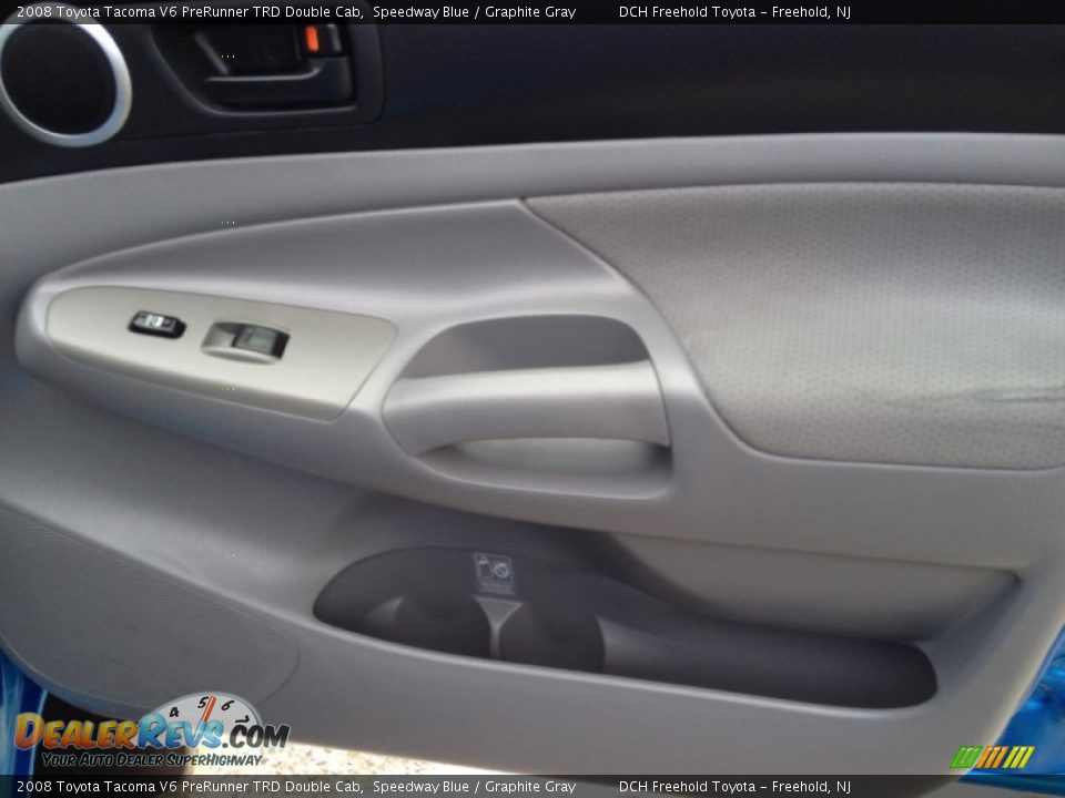 2008 Toyota Tacoma V6 PreRunner TRD Double Cab Speedway Blue / Graphite Gray Photo #25