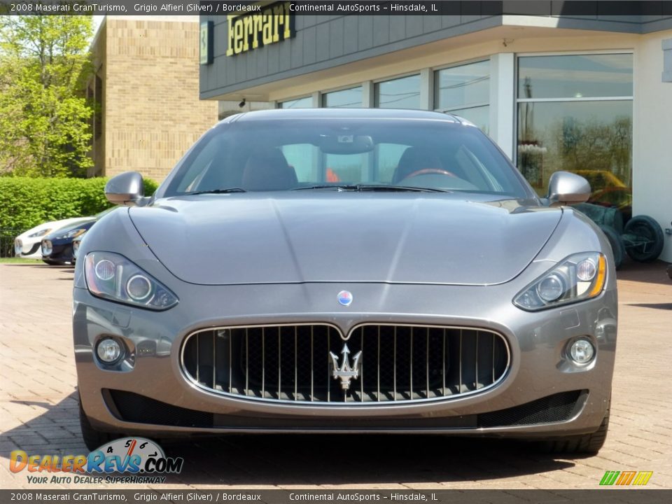 2008 Maserati GranTurismo Grigio Alfieri (Silver) / Bordeaux Photo #8
