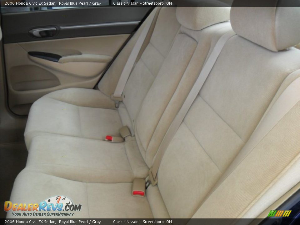 2006 Honda Civic EX Sedan Royal Blue Pearl / Gray Photo #22