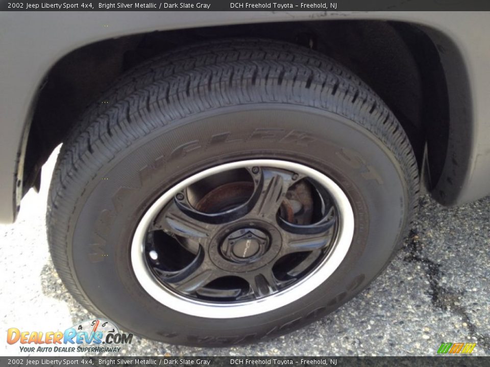 2002 Jeep Liberty Sport 4x4 Bright Silver Metallic / Dark Slate Gray Photo #8