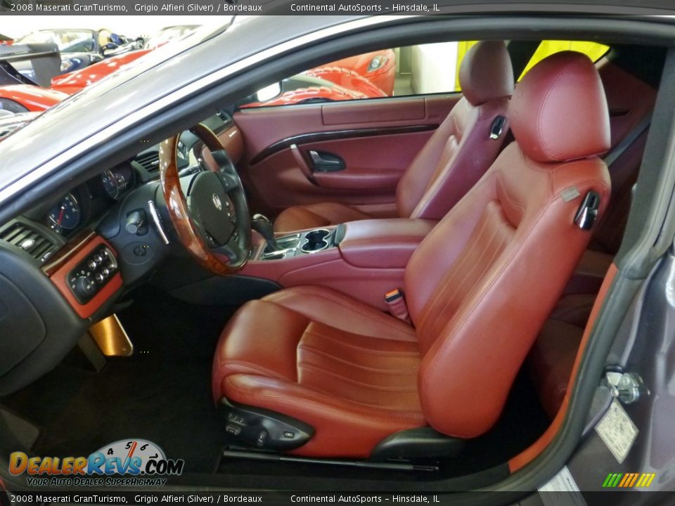 Bordeaux Interior - 2008 Maserati GranTurismo  Photo #13