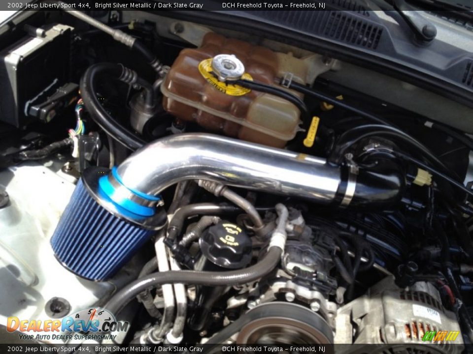 2002 Jeep Liberty Sport 4x4 Bright Silver Metallic / Dark Slate Gray Photo #29