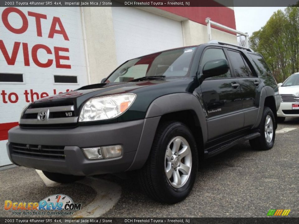 2003 Toyota 4Runner SR5 4x4 Imperial Jade Mica / Stone Photo #1
