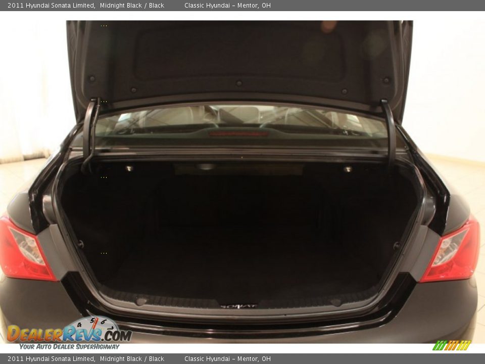 2011 Hyundai Sonata Limited Midnight Black / Black Photo #13