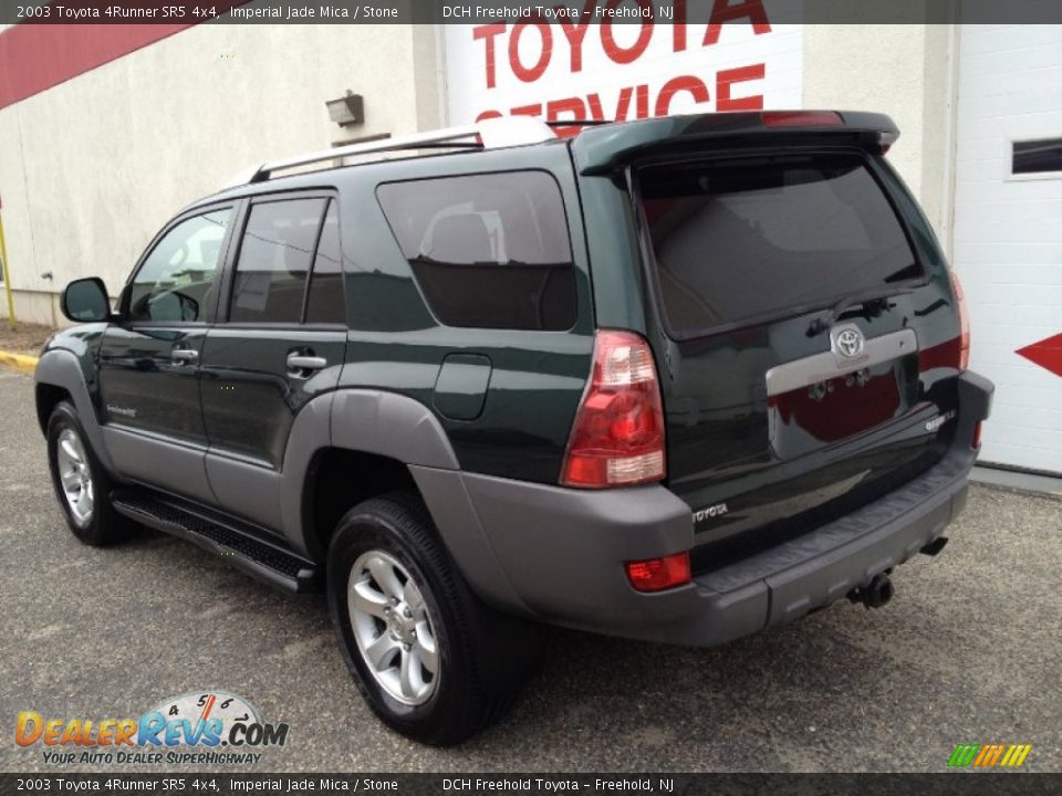 2003 Toyota 4Runner SR5 4x4 Imperial Jade Mica / Stone Photo #4